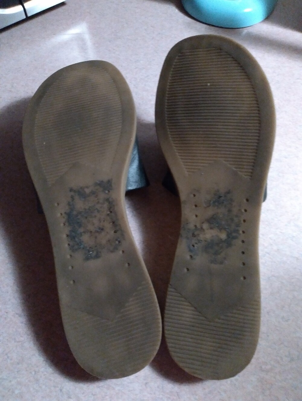 Steve Madden Leather Slides - Picture 5 of 6